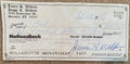 Hoyt Wilhelm Double Signed 1996 Check Beckett BAS0
