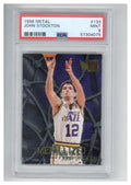 1996 Metal 133 John Stockton PSA 90