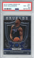 2019 Panini Prizm Draft Picks 51 Zion Williamson PSA 8.50
