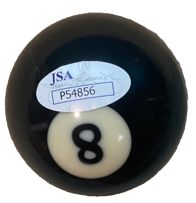 Willie Mosconi Signed 8 Ball JSA1
