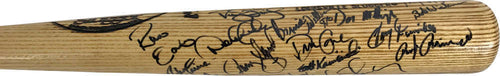 1995 Yankees Team Signed Autographed Baseball Bat Jeter Rookie Mattingly JSA0
